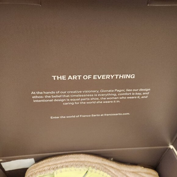 Franco Sarto "Clementine" Green Leather Wedge Sandals. NIB. Size 9 - Picture 9 of 10